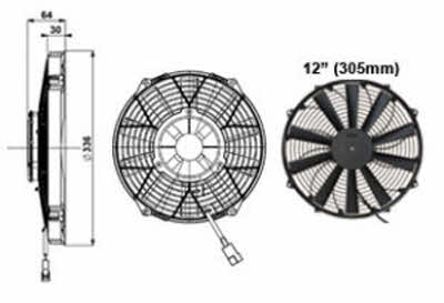 highpower 305mm ventilator