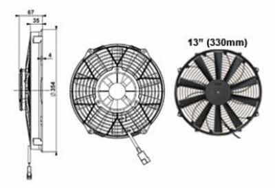 highpower 330mm ventilator