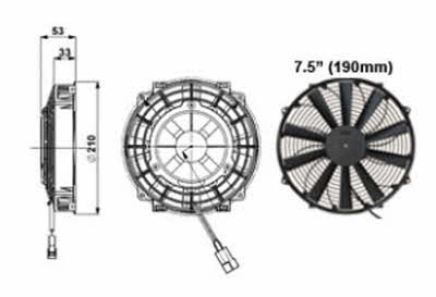 slimline 190mm ventilator