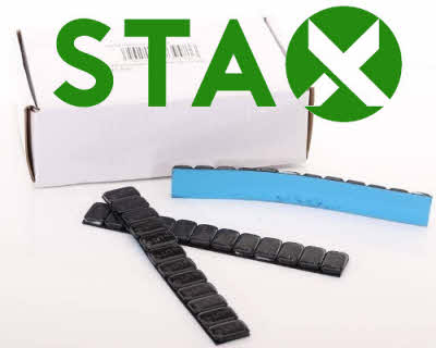 stax 50gram zwart plaklood doos sx104