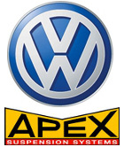 APEX Verlagingsveren voor de Golf 3 modellen vanaf bouwjaar 04.1994 t/m 08.1997